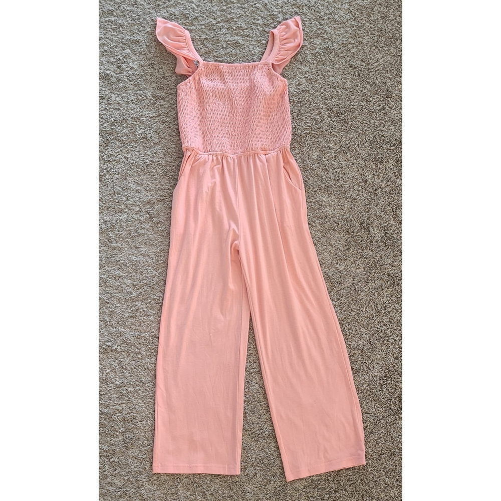Girls Ruffled Jumpsuit